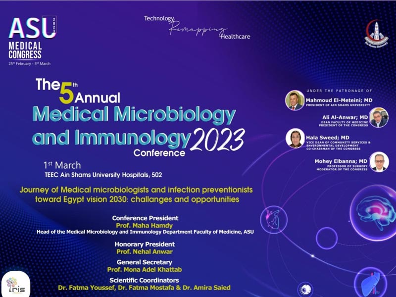 The first of March, the launch of the fifth conference of the Department of Medical Microbiology and Immunology at the Faculty of Medicine