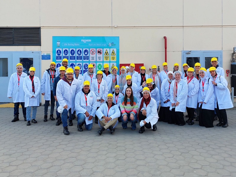 The Career Center organizes a field visit for the students of the Faculties of Business and Engineering to the Froneri factory
