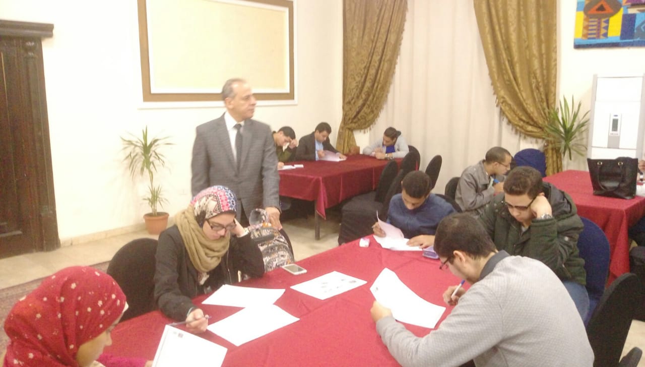 The start of the ideal student competition at Ain Shams University