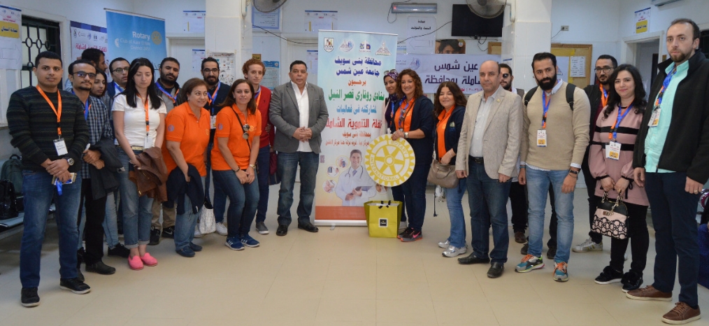More than 3800 beneficiaries of the medical services of the Ain Shams University Comprehensive Development Convoy in Beni Suef Governorate
