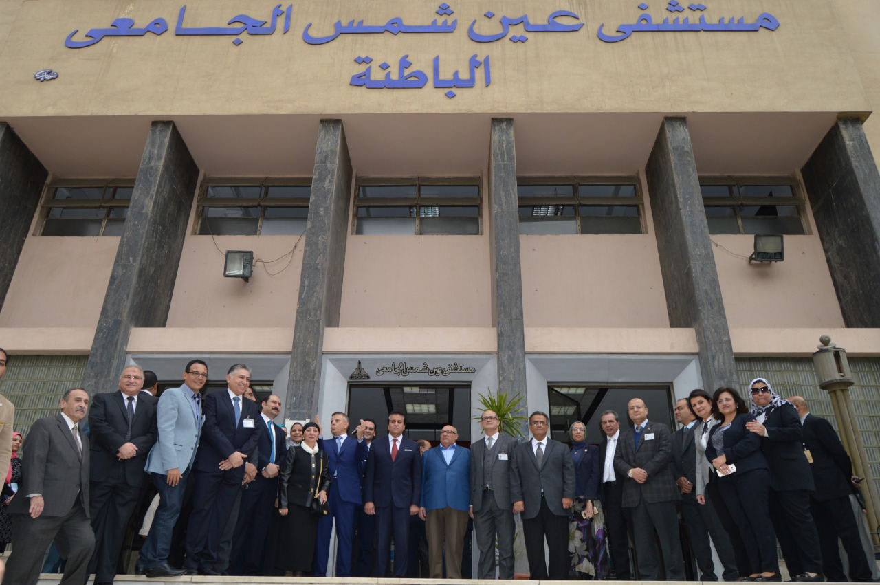 Minister of Higher Education witnessed a number of new openings in the Faculty of Medicine and University Hospitals at Ain Shams University