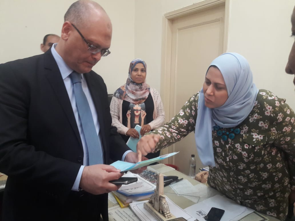 Dean of the Faculty of Commerce inspected the first day of student union elections