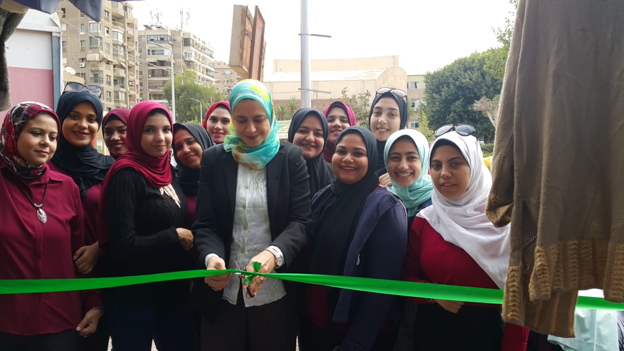 A series of charitable exhibitions in the Faculty of Girls at Ain Shams University