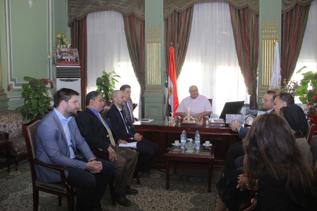 President of Ain Shams University receives EU Delegation for Higher Education Erasmus