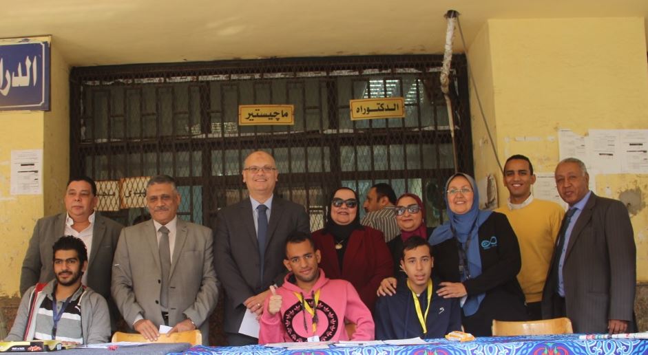 جامعة عين شمس تكرم الطلاب المتفوقين رياضياً