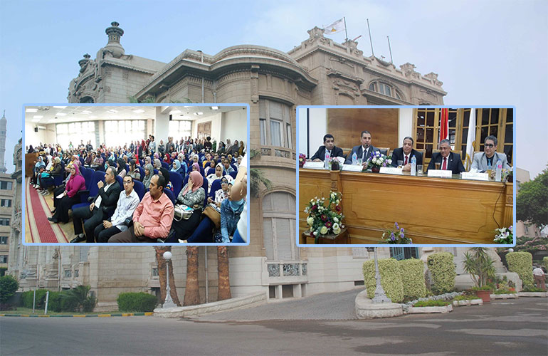 جامعة عين شمس تدشن مبادرة محو الأمية