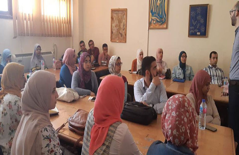 The First Entrepreneurship Workshop at Faculty of Al-Alsun entitled "iDiscovery"