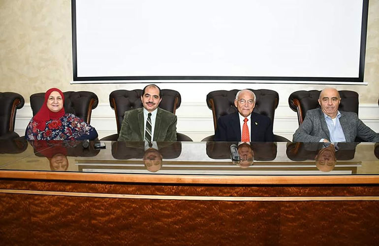 Dr. Mostafa El-Sayed signs a visiting professor agreement at Ain Shams University