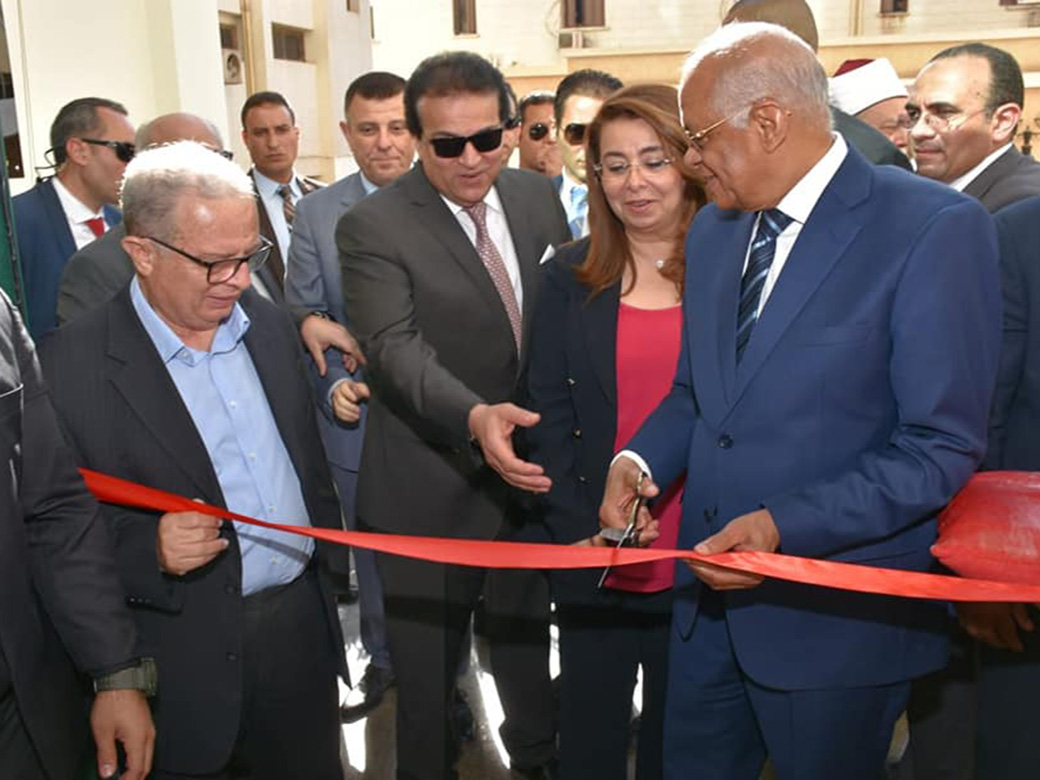 Chairman of the House of Representatives, the Governor of Cairo, Minister of Higher Education and Minister of Social Solidarity Inaugurate New Children's Hospital