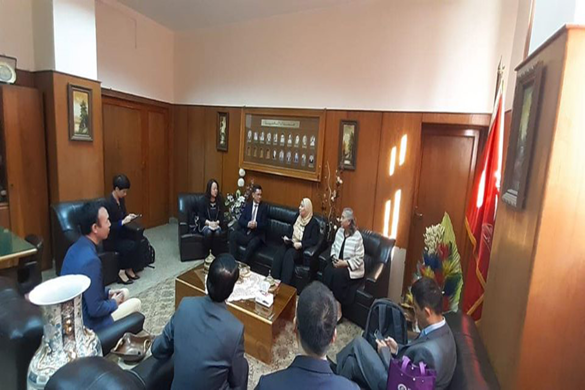 A delegation from Jinan University of China hosted by Faculty of Al-Alsun