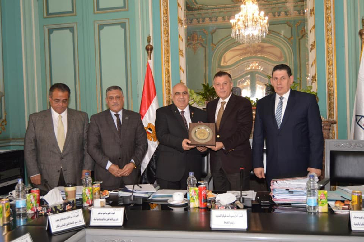 President of Ain Shams University honors Prof. Dr. Hussam Al-Barambali