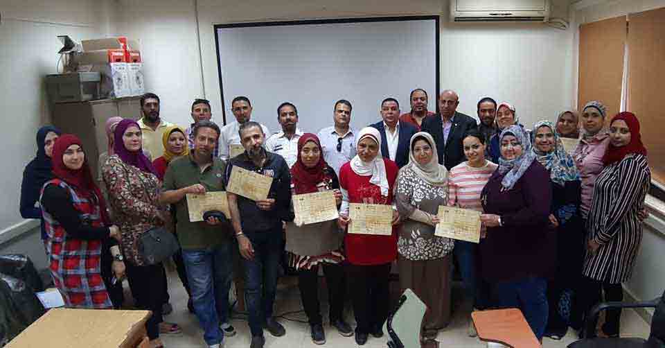 The conclusion of the first training program for public relations employees at Ain Shams University