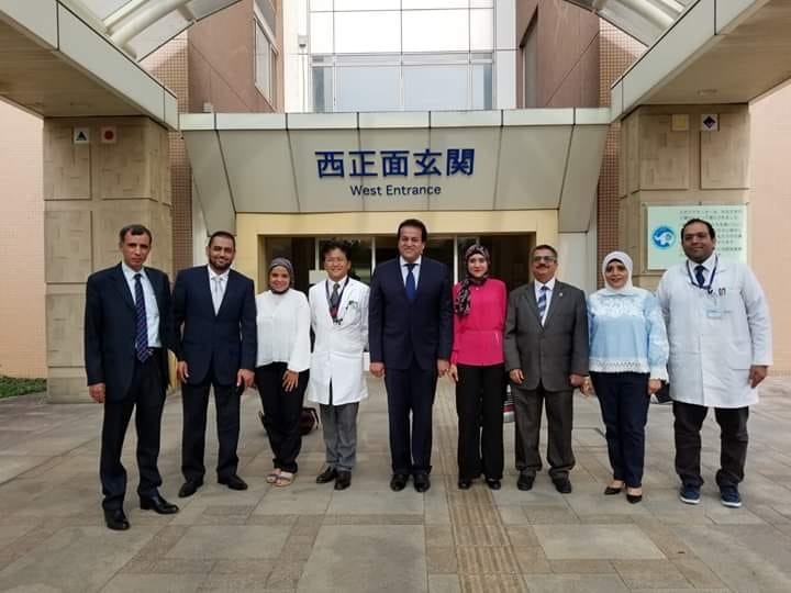 Minister of Higher Education meets Ain Shams University physicians’ delegates to train on advanced lung transplants in Tokyo