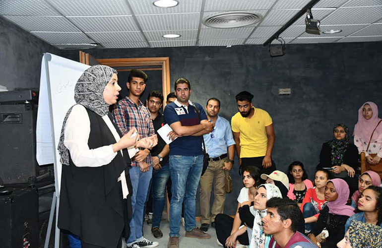 Great students' turnout on the radio-training workshop in the Faculty of Girls