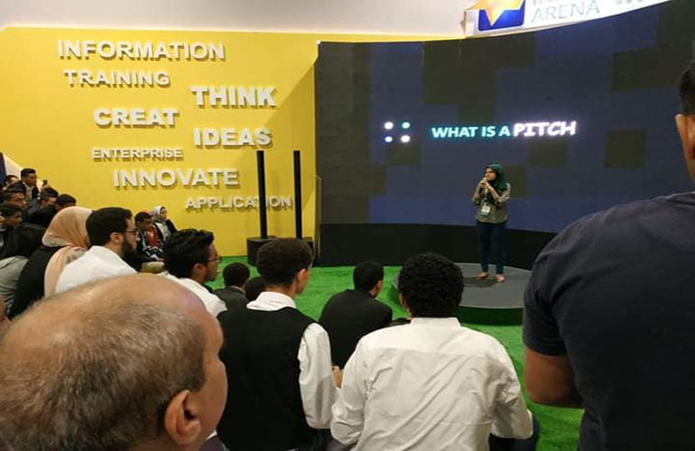 The Innovation and Entrepreneurship Center participates in the 23rd Cairo Technology Fair for the Middle East and Africa