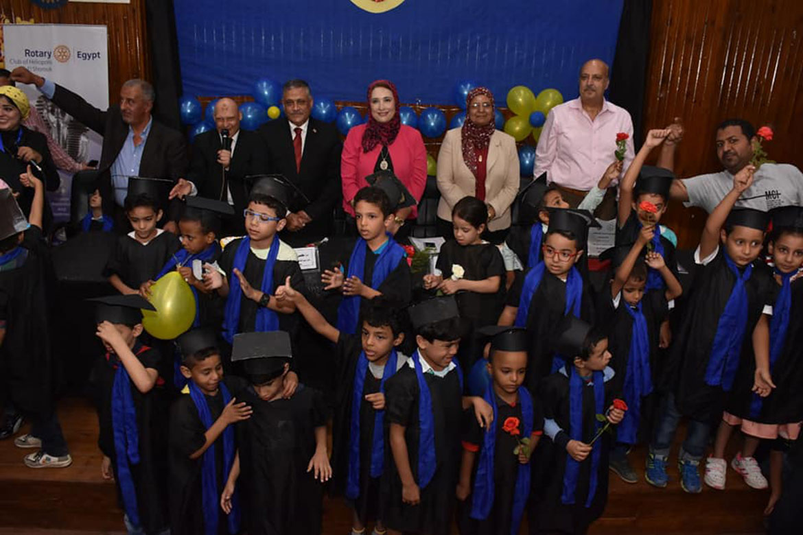 Honoring 25 child with special needs at Ain Shams University