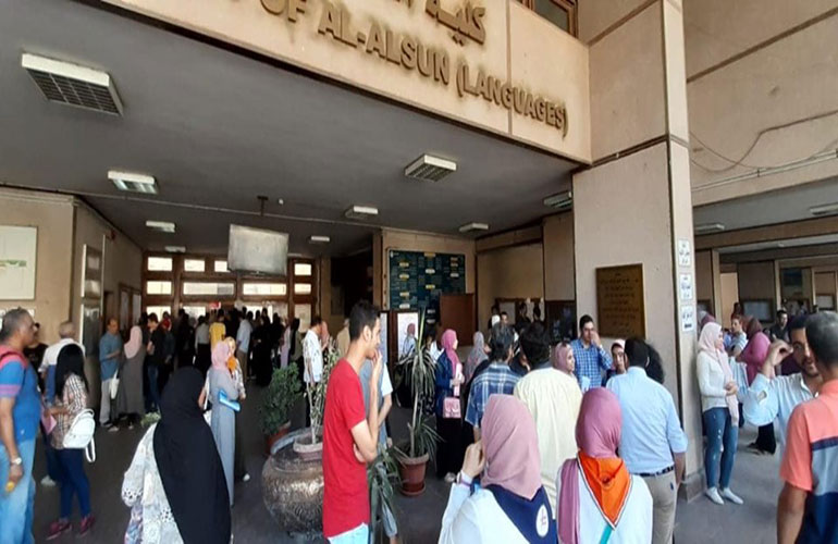 Faculty of Al-Alsun receives papers of new students over two weeks