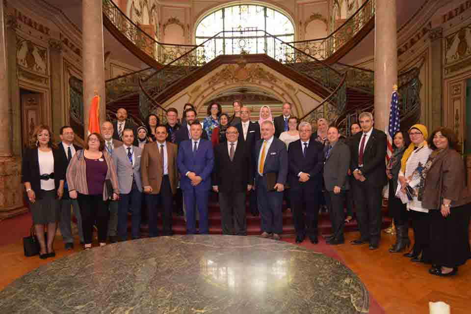 A delegation from 15 American universities visits Ain Shams University