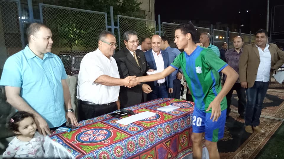 The Faculty of Commerce team won the first place at the end of the fourth Ramadan football tournament