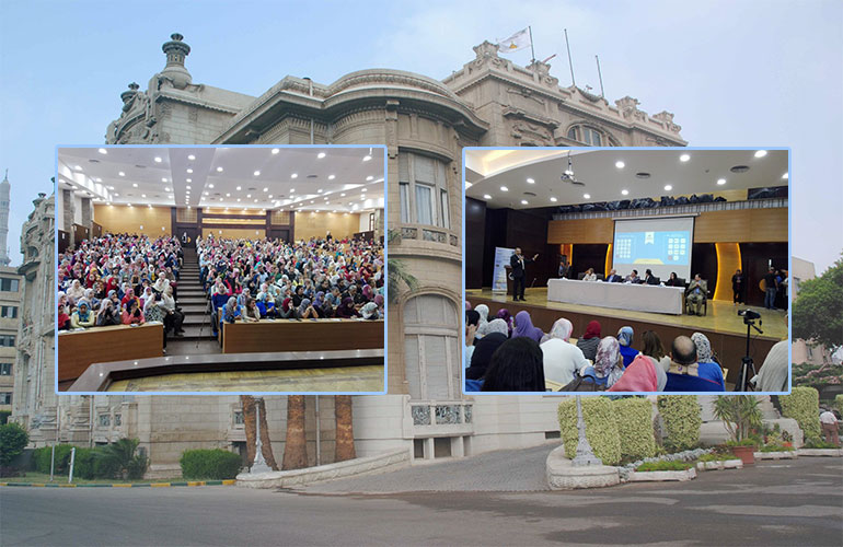 Vice President of Graduate Studies and Research inaugurates the Egyptian Knowledge Bank Workshop