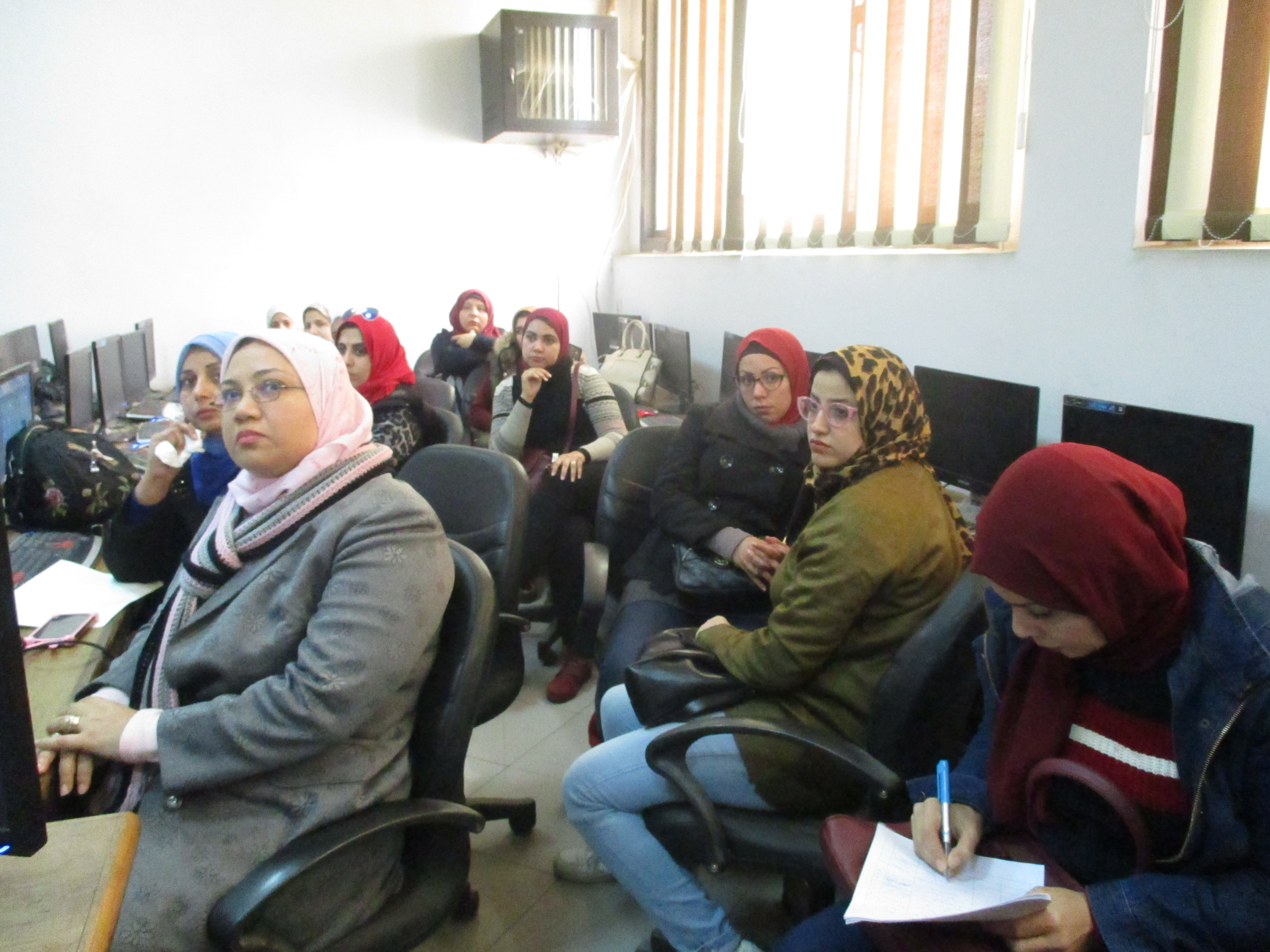The launch of the first Microsoft workshops at Ain Shams University