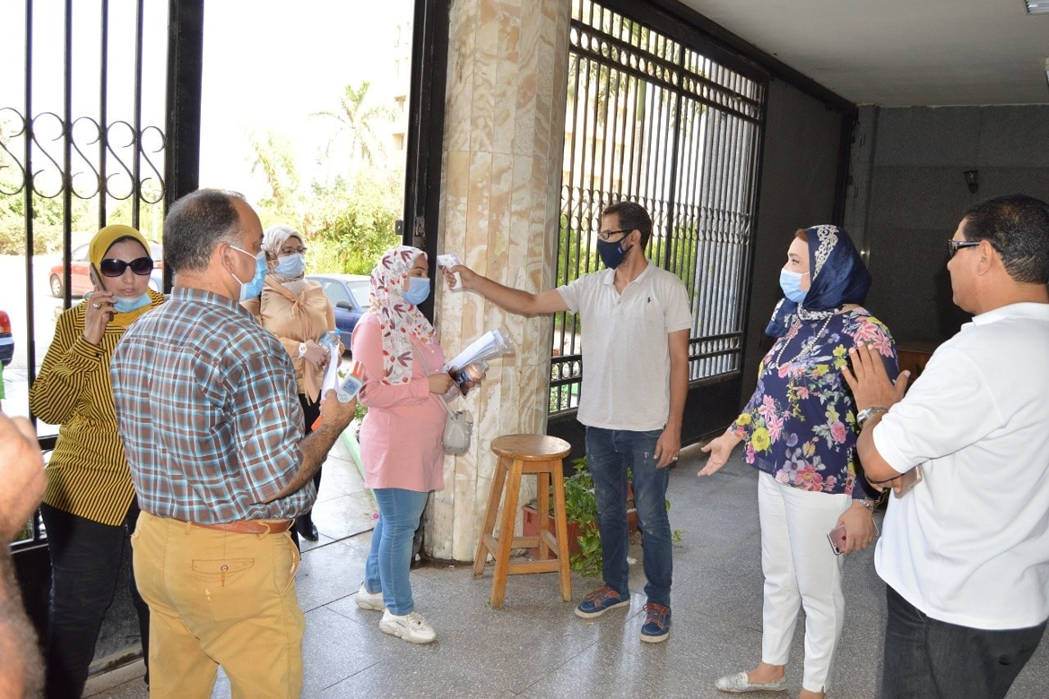 The examinations for the Faculty of Graduate Studies for Childhood start at Ain Shams University amid precautionary measures