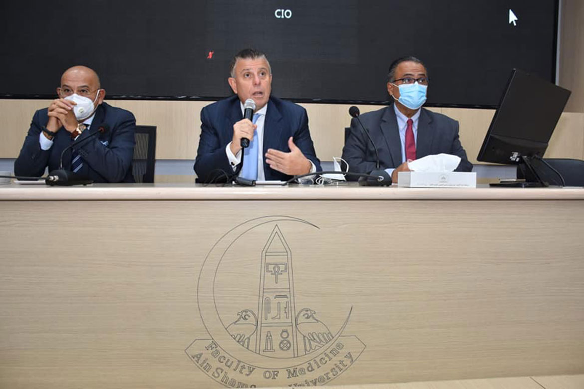 The President of the University meets with the university’s scientists selected among the best scientists in the world classified by Stanford University