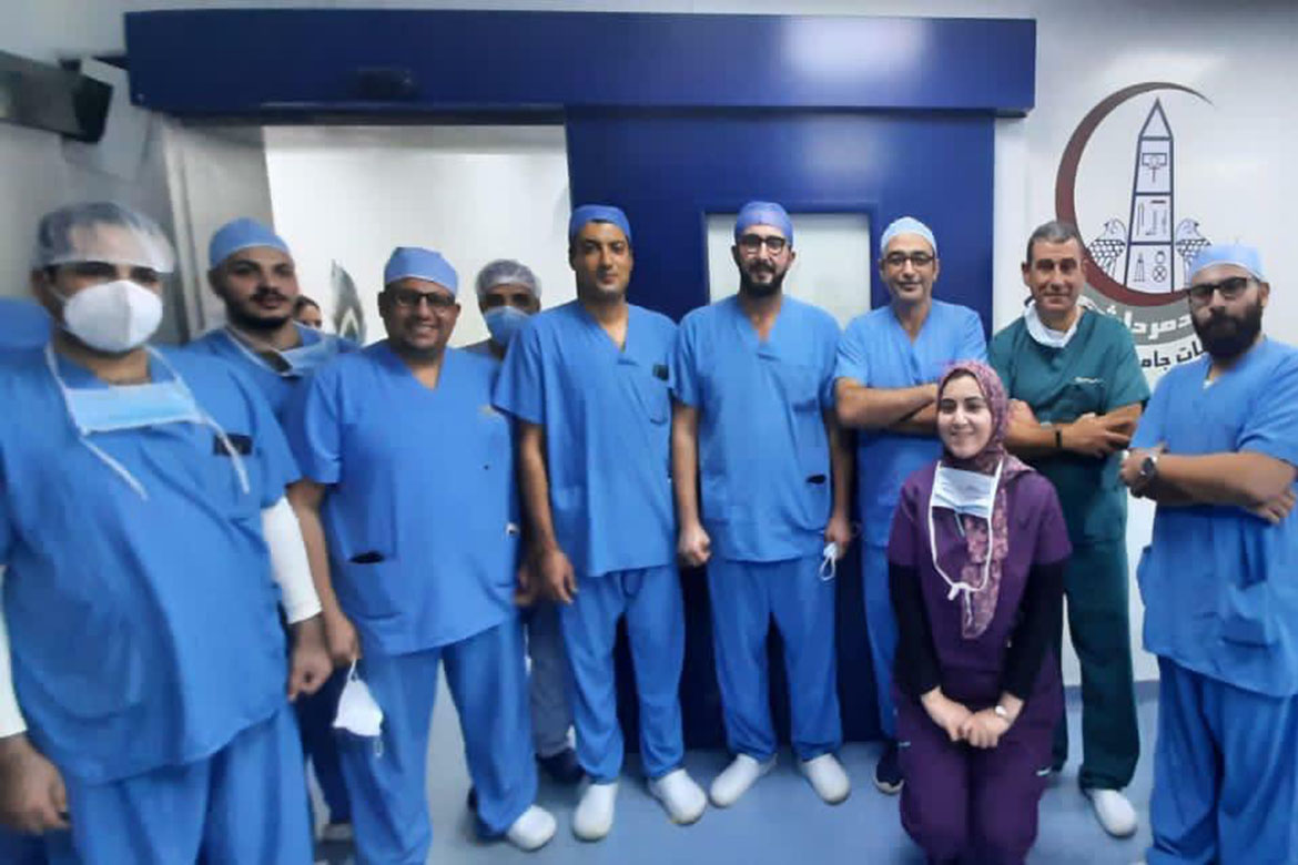 Ain Shams University hospitals successfully perform rare and complicated surgery to separate conjoined lumbar twins