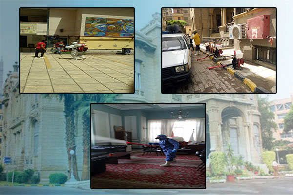 Sterilization of the Faculties of Dentistry and Specific Education at Ain Shams University