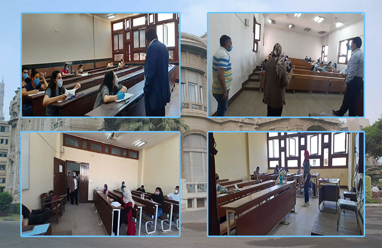 Faculty of Al-Alsun exams are held for the second week amid intense precautions
