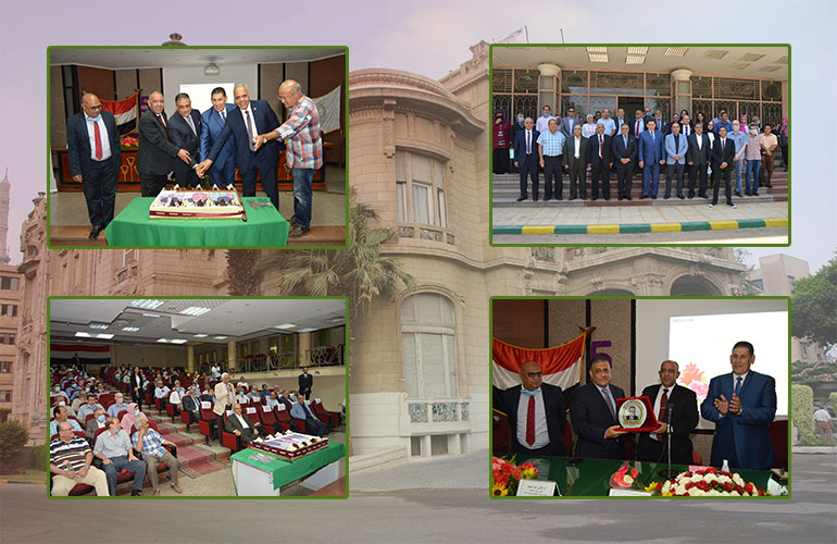 The Faculty of Agriculture honors the Vice-Presidents of the University, the Vice-Dean of students’ affairs of the faculty for reaching the legal age of retirement