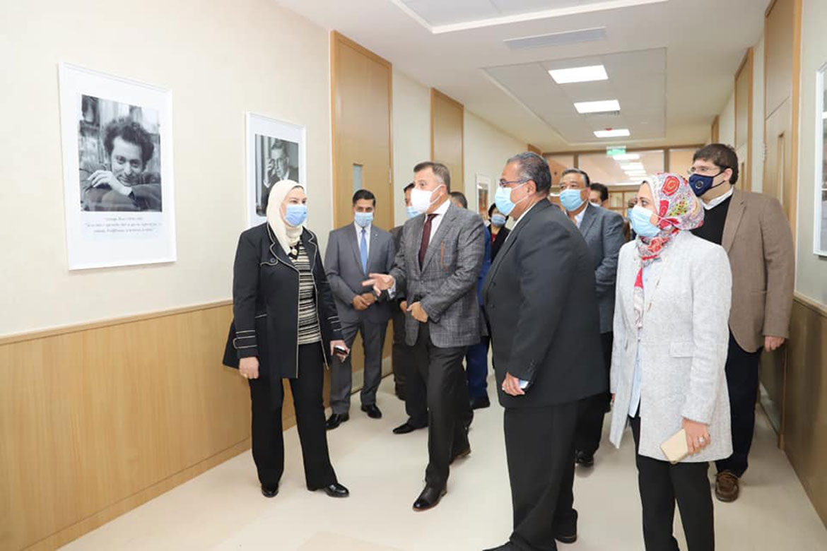 The President of Ain Shams opens the credit hours halls at Faculty of Al-Alsun