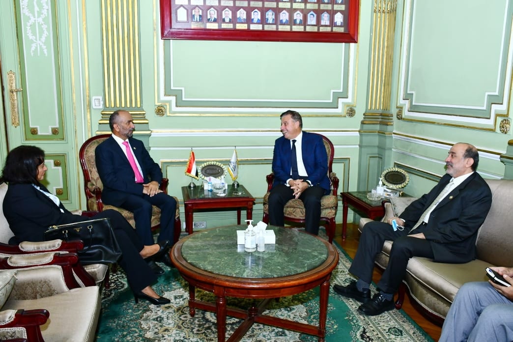 The President of Ain Shams University meets with the President of the International Council for Tolerance and Peace