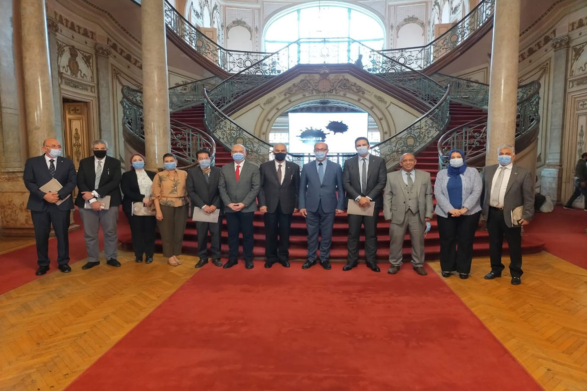 The first meeting of the executive committee responsible for activating the cooperation protocol between the university and the Businessmen Association