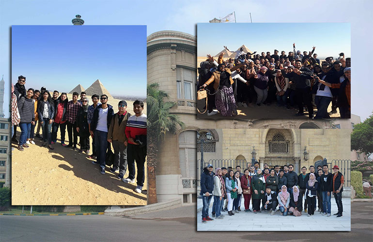 The Faculty of Medicine organizes a trip to the landmarks of Greater Cairo for international students
