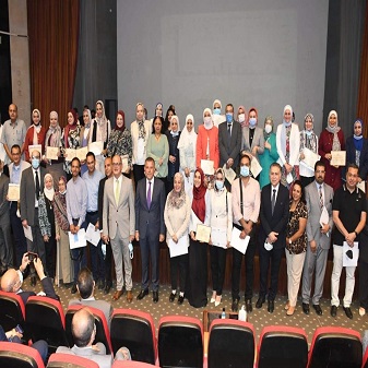Honoring 511 faculty staff who received the International Publishing Reward at Ain Shams University