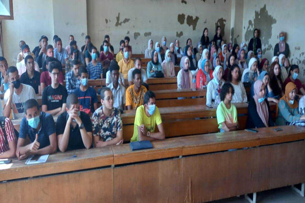 The Department of Russian Language in Faculty of Al-Alsun, Ain Shams University, organizes an orientation day for new students