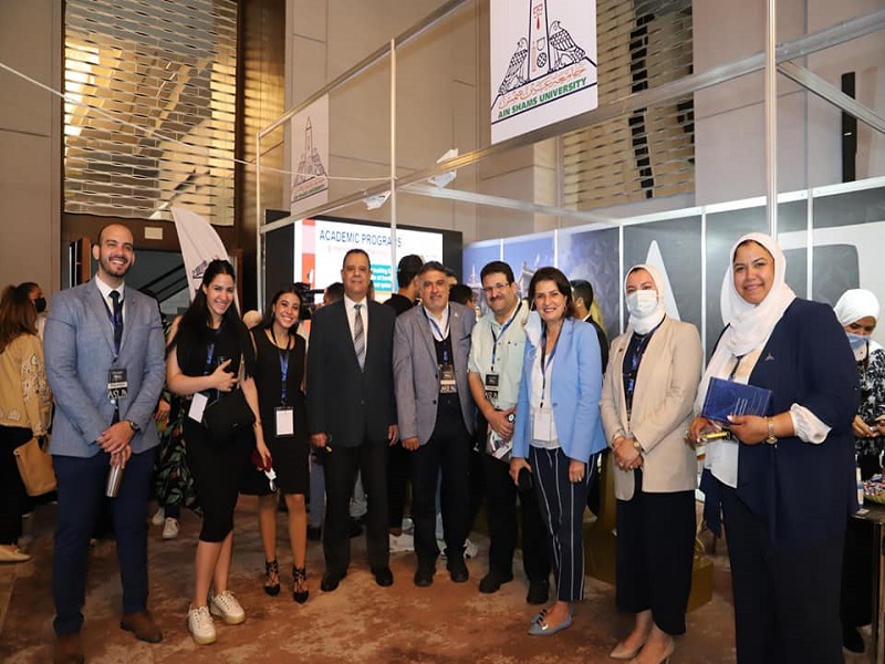 A great success of Ain Shams University pavilion at the conclusion of the ninth round of higher education fair