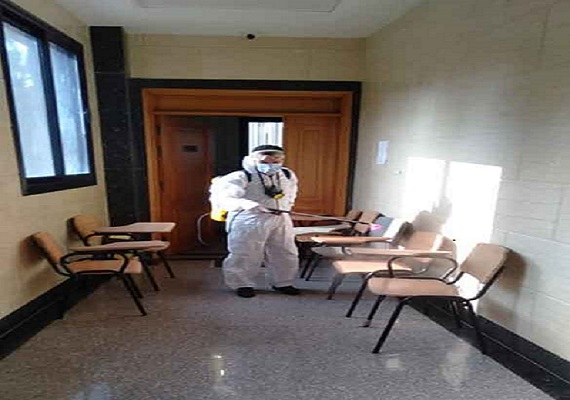 A comprehensive disinfection and sterilization campaign at the Faculty of Nursing