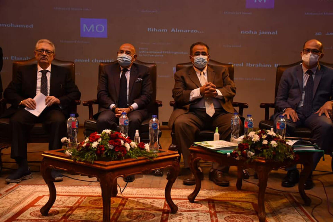 Vice Presidents of Ain Shams University and the Ambassador of Indonesia inaugurate “It's time to switch to a smart environment” a conference