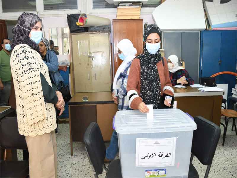 The launch of the first round of student elections in Ain Shams girls