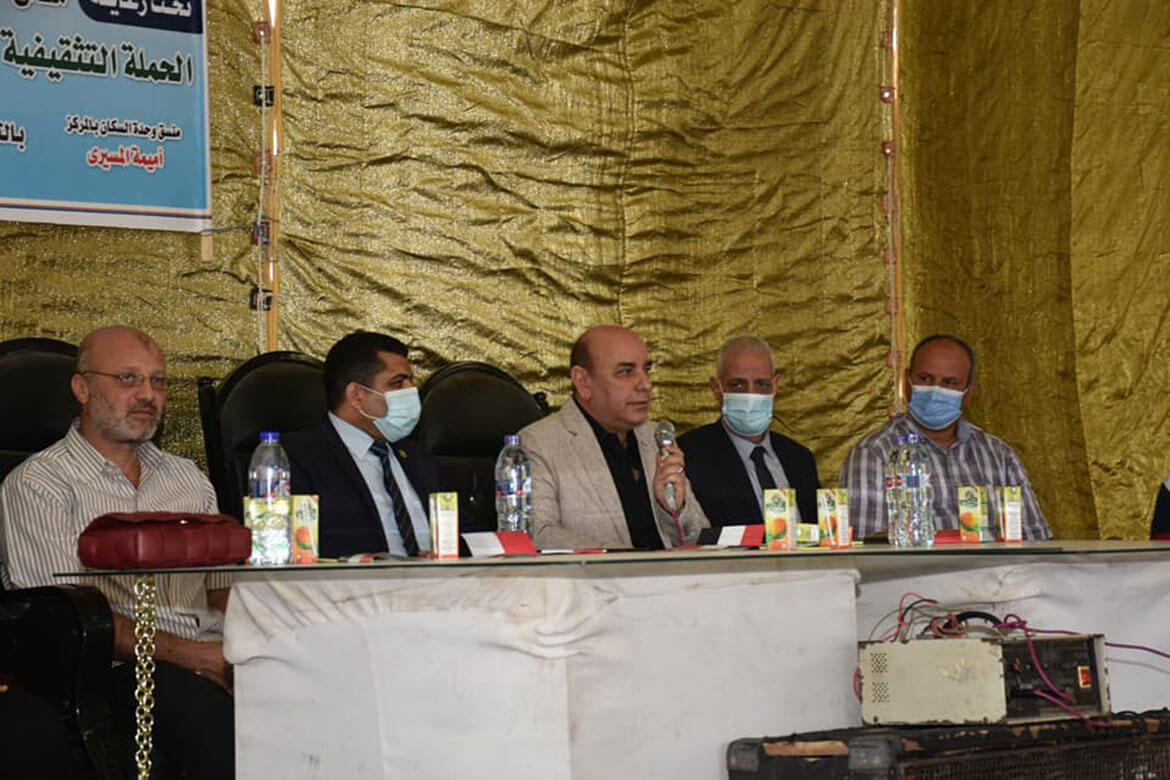 قافلة اليوم الواحد لجامعة عين شمس تقدم خدماتها لأهالي قرية منشية الأوقاف وتوابعها بمحافظة البحيرة