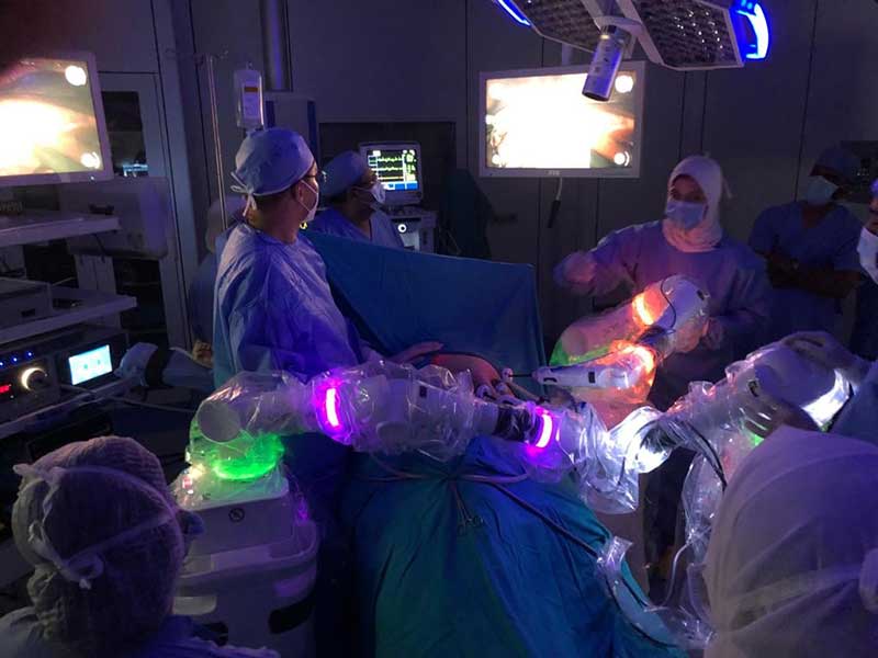 Twenty-five successful robotic surgeries at Ain Shams University Specialized Hospital