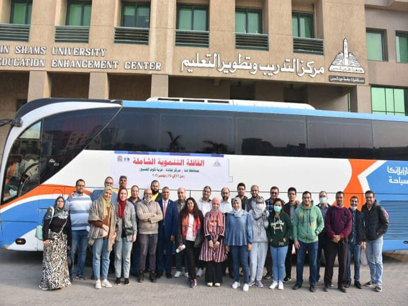 launching of the comprehensive development convoy of Ain Shams University in Qena Governorate