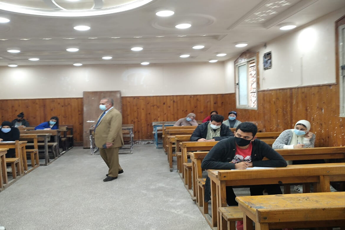 The start of the Faculty of Specific Education examinations amid strict precautionary measures