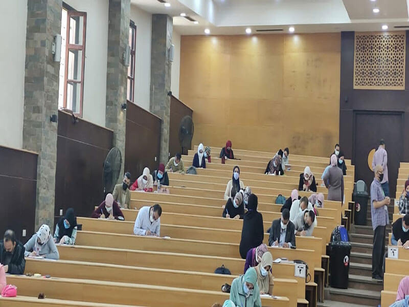 The start of academic post-graduate study exams – November round – in the Faculty of Business at Ain Shams University