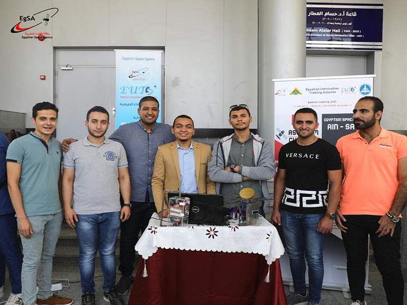 Students of the Faculty of Engineering win first place in the Egyptian Space Agency competition