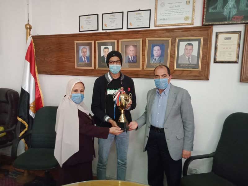 The Faculty of Science wins second place in table tennis at the level of Ain Shams University
