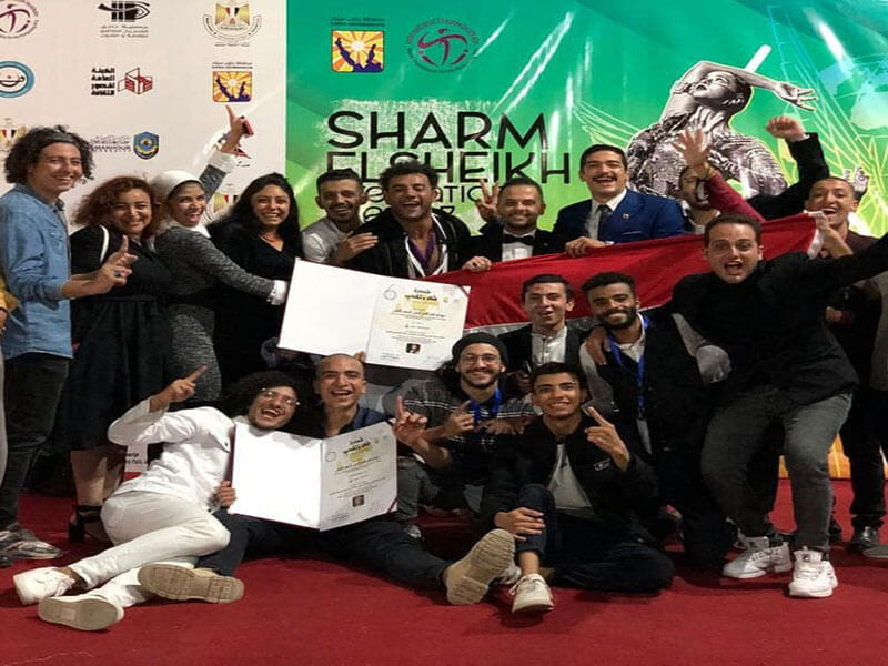 For the second time this month…Ain Shams University theater team wins international festival awards