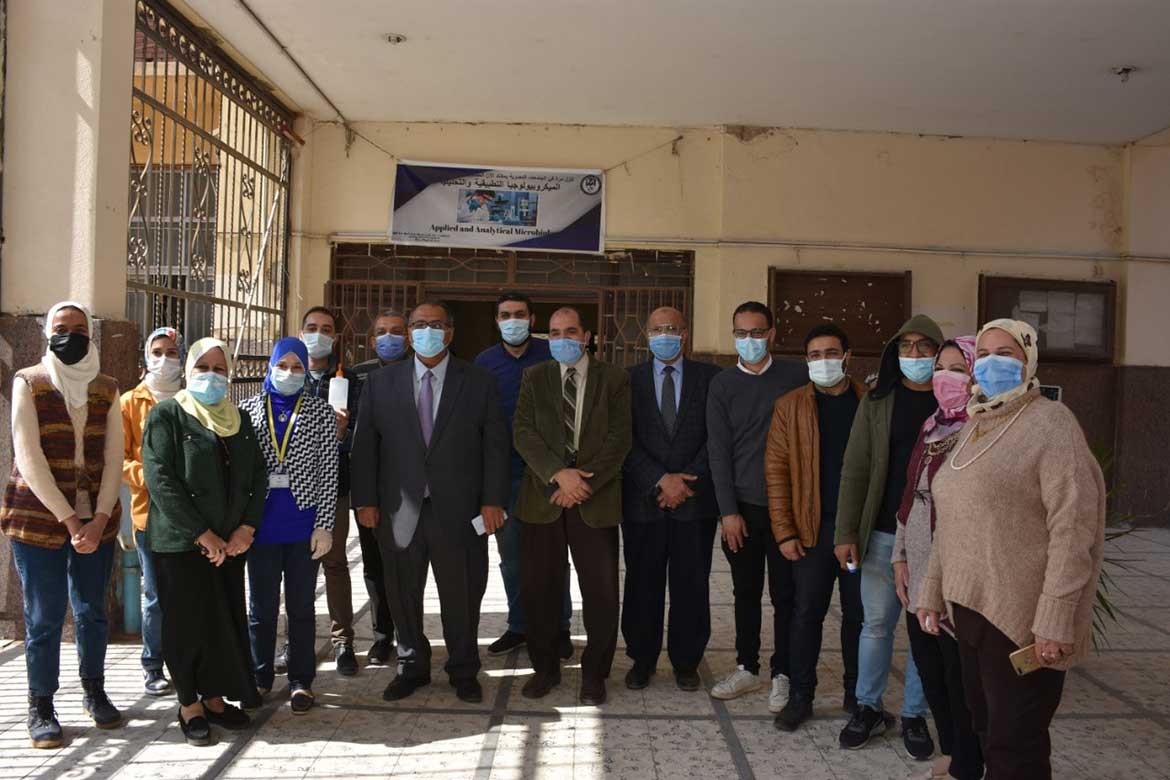 An inspection tour of the Vice President of Ain Shams University to the examination committees at the Faculty of Science